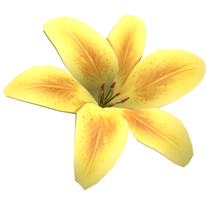 Summer Tropical Lily Flower (Yellow)