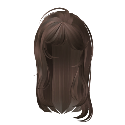 Layered Y2k Dark Brown Hair Roblox item