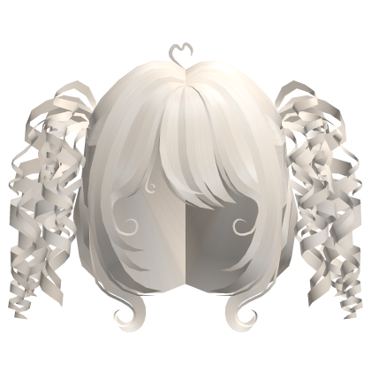 ♡ cute short doll curly pigtails in light blonde