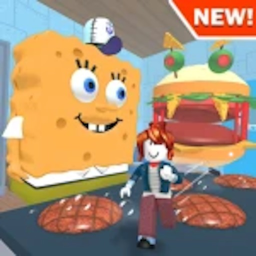 ESCAPE SPONGEBOY AND KRUSTY KRAB OBBY🍍 (NEW)