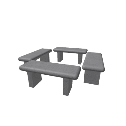 Benches for train stations