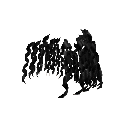Medium Curly Hair Black 3/3 Roblox item