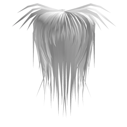 spiky white moe hair w pigtails Roblox item