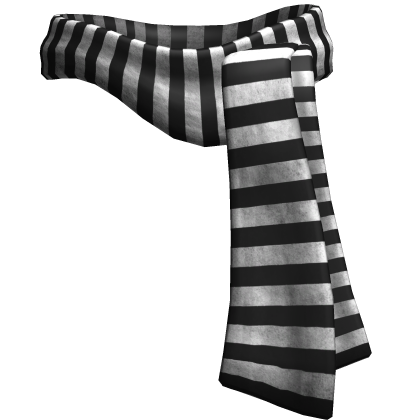 striped emo vkei grunge winter scarf 1.0