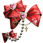 Red Gyaru Princess Bows