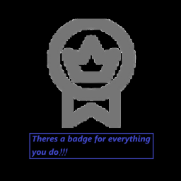 There's a badge for everything!!!