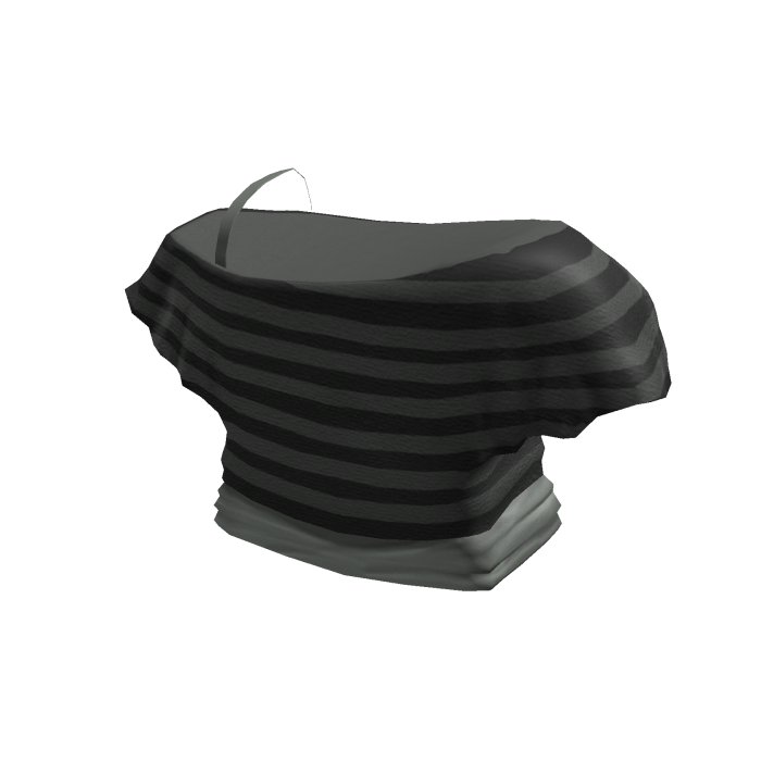 Y2K Emo Scene Off-the-Shoulder Striped Crop Top