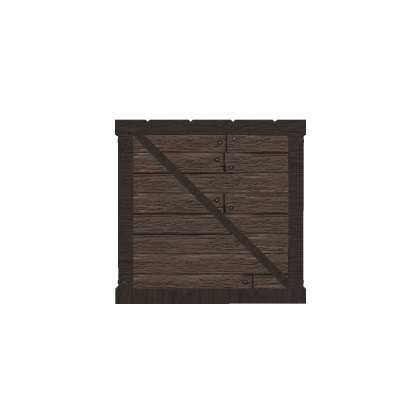 Realistic Wooden Crate