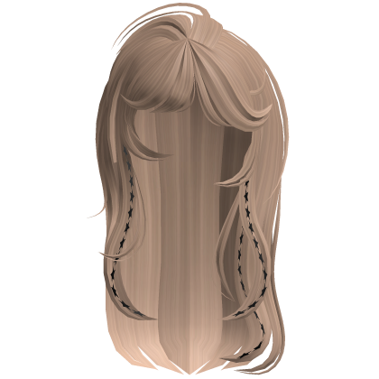 Layered y2k Hair w Charms Roblox item