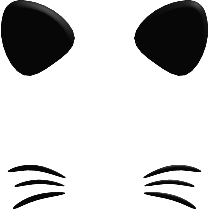 cat ears with whiskers