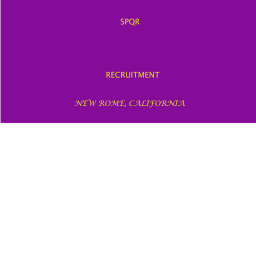 [BETA] SPQR: Recruitment