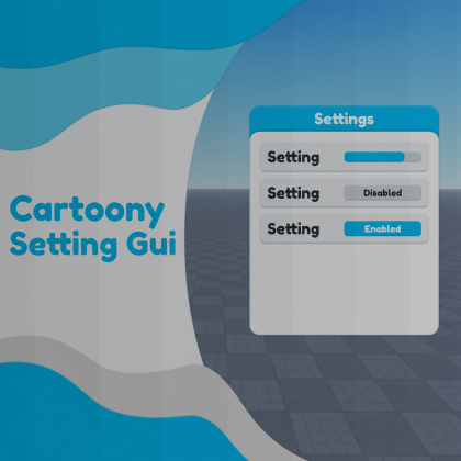 Cartoony Setting Gui