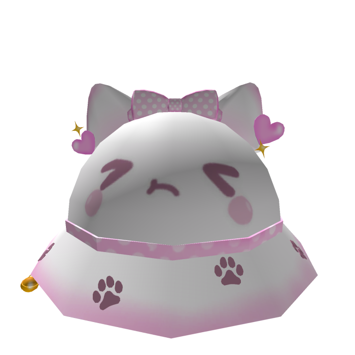 Pink Kitty Polka Dot