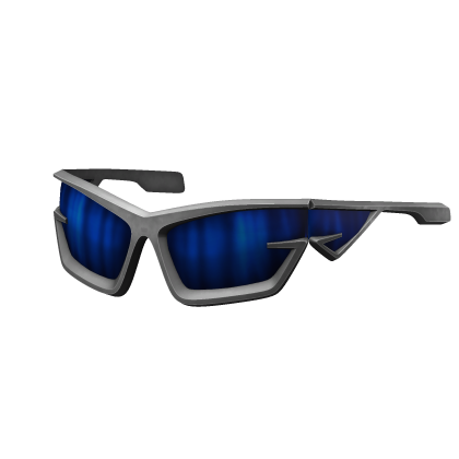 Blue Y2K Punk Glasses Roblox item