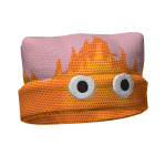  Flaming White Eyes Beanie [PINK]