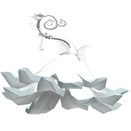 Blue White Fantasy Fairy Bell Flower