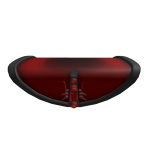 Crimson Egyptian Scarab Collar