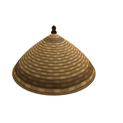 Woven Straw Conical Hat