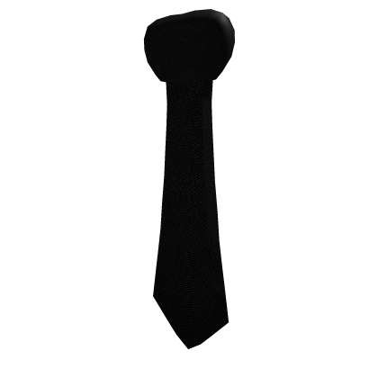 Black Sleek Tie