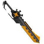 Golden Sci-Fi Sword