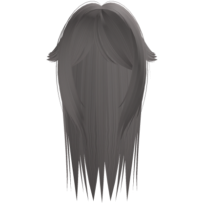 long spiky fox hair in ash