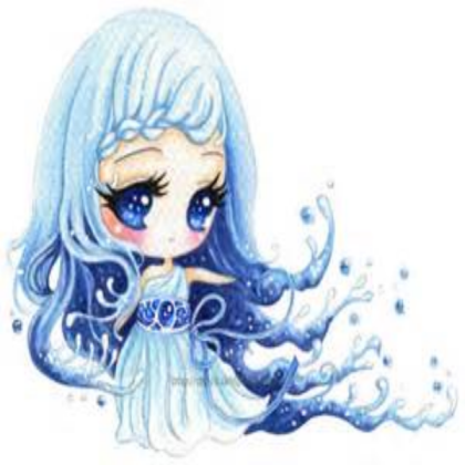Water Chibi Roblox decal