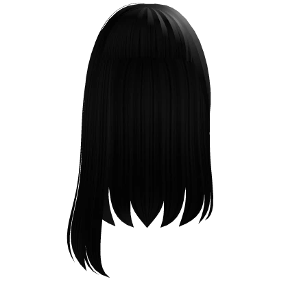 Roblox hair preview for Long Black Hair