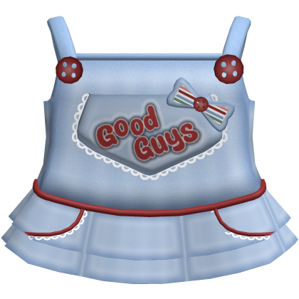 ♡ : cute blue denim chucky overalls Roblox item