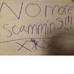 No more scammers!!! I don’t like scammers