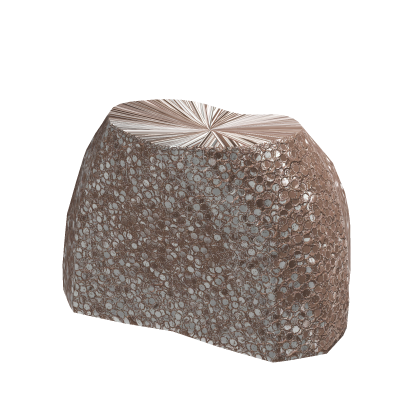 Sequin Mini Skirt (Beige)