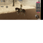 Horses peeps and children