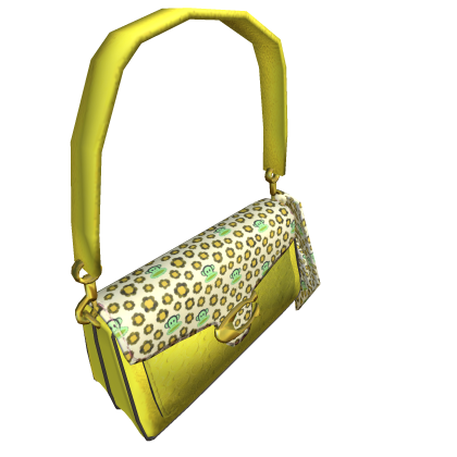Yellow Paul Frank Leopard Purse