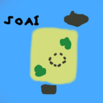 sit on a island