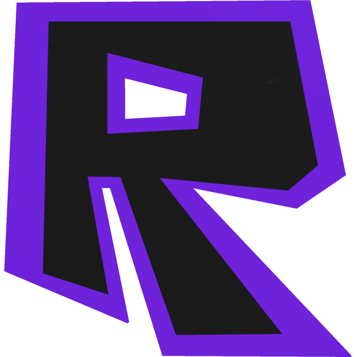 Black and Purple Retro Classic Roblox Pin