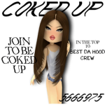 coked up!