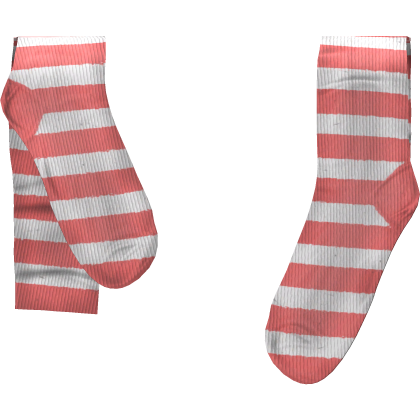 🍎 [blocky] white red y2k cute kawaii socks