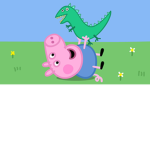 George pig dinosaur fan club