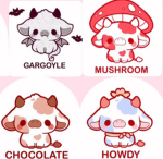 Cute colourful cows