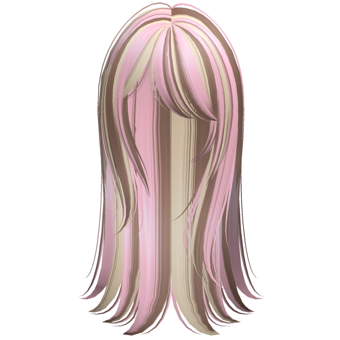 silky straight emo hair (neapolitan)