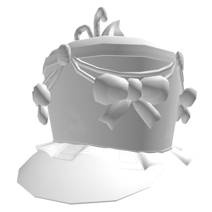White Christmas Nutcracker Hat