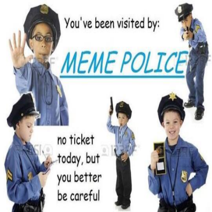 MEME POLICE Roblox decal