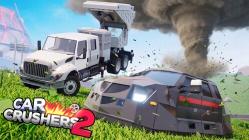[TORNADOES🌪️] Car Crushers 2 - Physics Simulation
