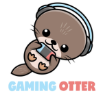 Otter & giraffe gamers