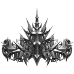 Silver Cross Star Crown