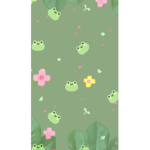 frogs butterflies and mushrooms