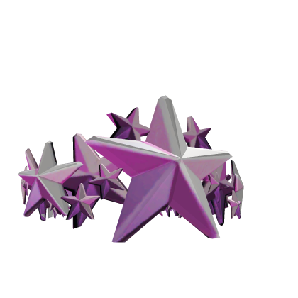 Pink Silver Star Crown