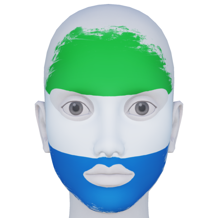 Sierra Leone Facepaint