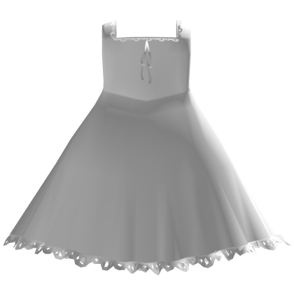 3.0 Simple Long White Lace Dress Roblox item