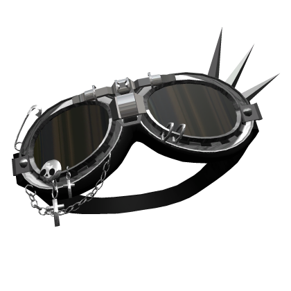 Black Tilted Punk Goggles