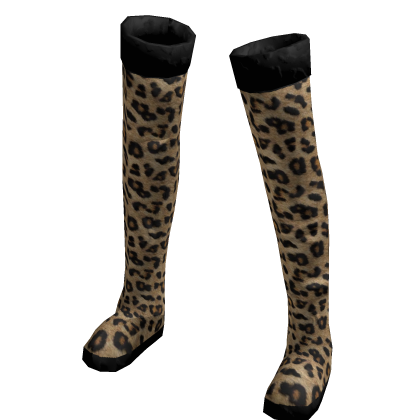 Fancy Leopard Boots ANimal Print thumbnail